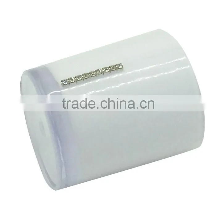 plastic bathroom accessories gargle cup with diamond