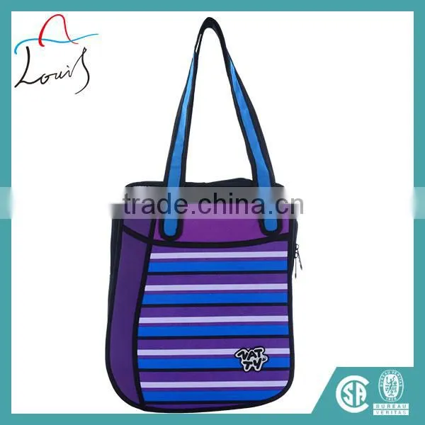 newest cute 3D bag comic cartoon sling cartoon 3D handbag 3D school bag