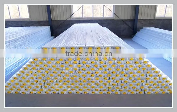 UPVC profile, PVC window profile for door & window, UV coating (blue white) PVC window profile