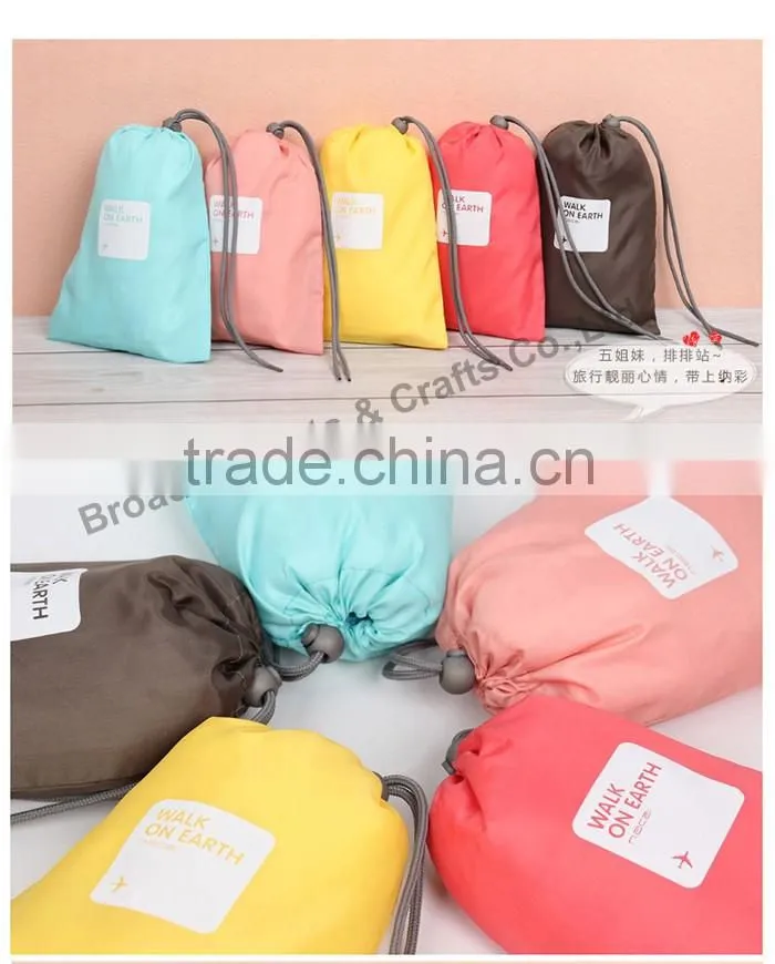 210D Polyester Drawstring Bag for Packing gifts