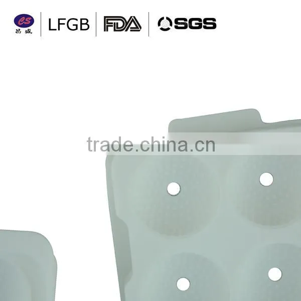 hot sale newest round shape Silicone Ice cube Tray