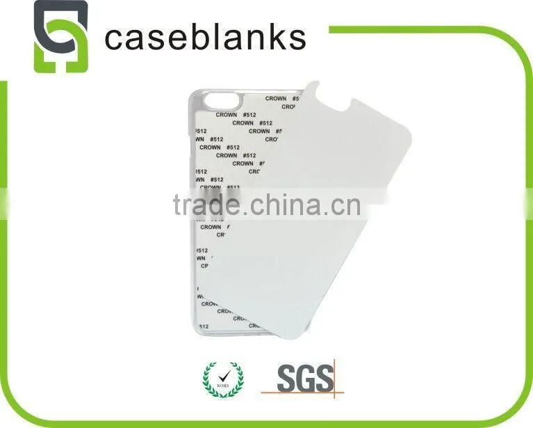 top 2D sublimation cover PC+aluminum phone case for iphone 5s 6 plus