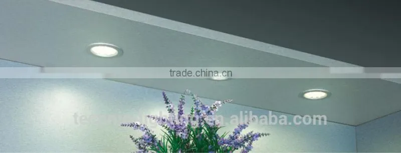 LED recessed lighting for shop window