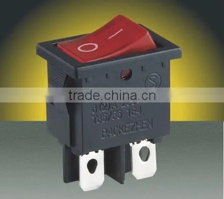 SC778 Electric radiator rocker switch, double pole,, BAOKEZHEN brand