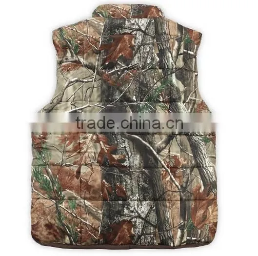 Custom Camo Fleece Lining Hunting Vest