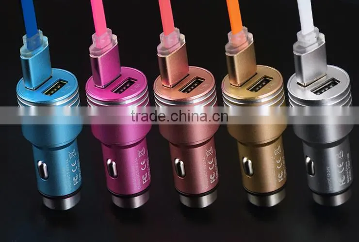 For indian market low price 12V 2A dual port USB car charger