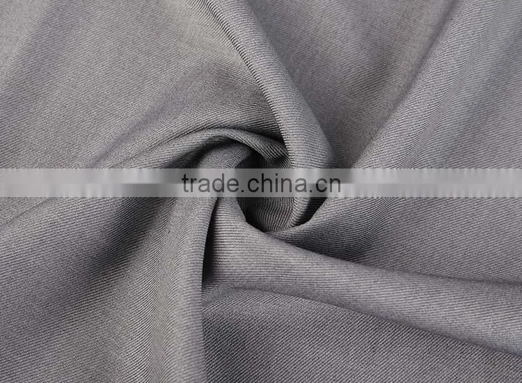 China suppliers Shaoxing Beautiful shaoxing tr polyester elastane viscose cotton twill fabric suiting fabric