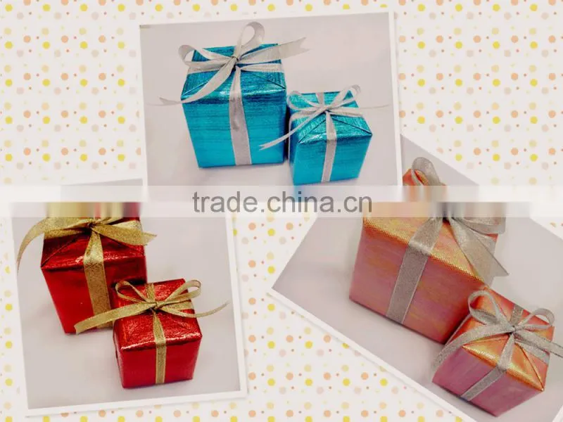 New Elegant Various Plain Colour Laser Gift Wrapping Paper