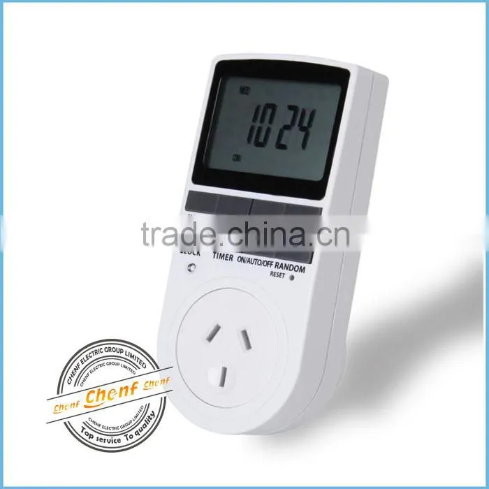 CE Approval LCD weekly digital auto off Programmable timer switch