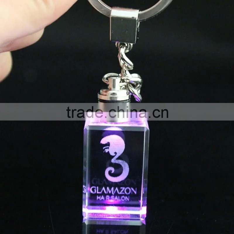 Custom all type of crystal 3d keychains