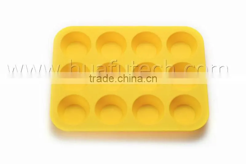 12 cup silicone cake mold silicone muffin pans