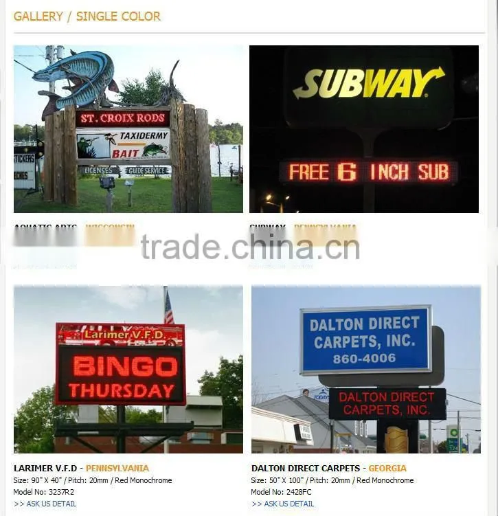 Best price outdoor advertising led display screen