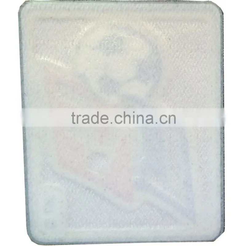 factory direct 3d flock type garment patch badge patch heat press patches