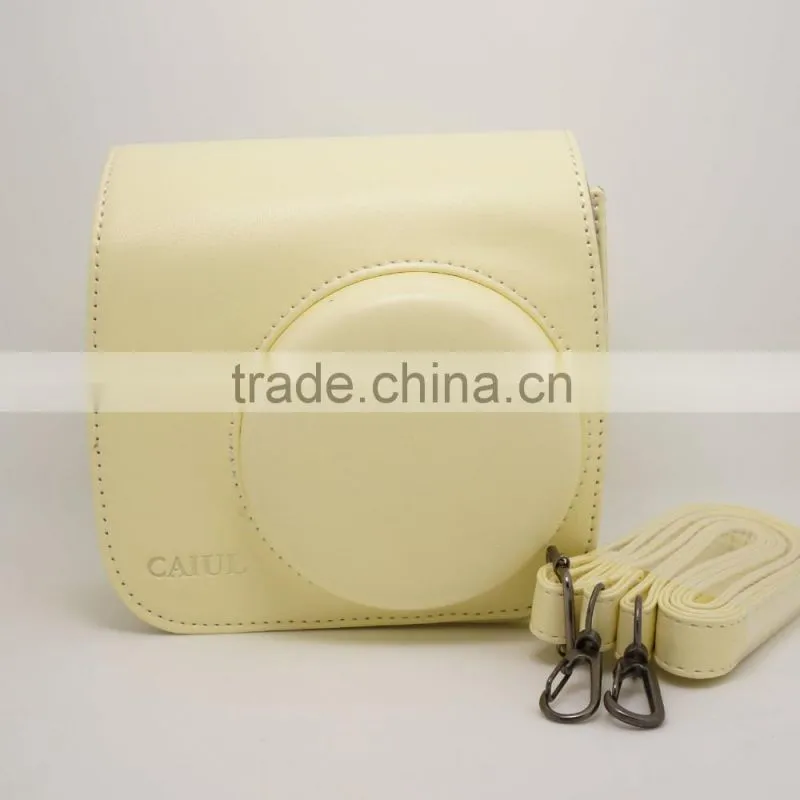 Yellow camera bag for instant camera