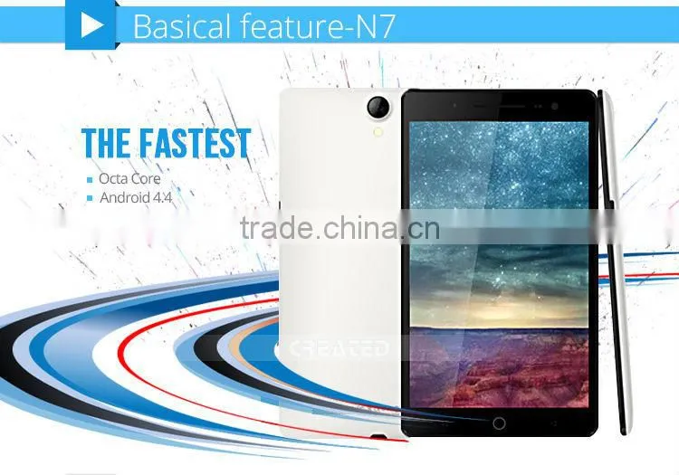 3500mAh powerful li-battery octa core android 7" tablet