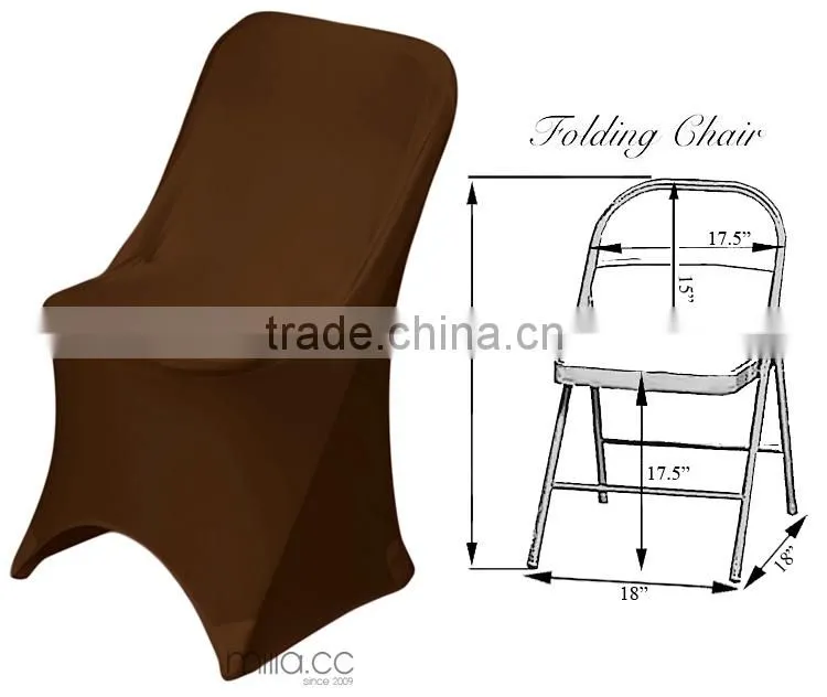Spandex folding chair cover