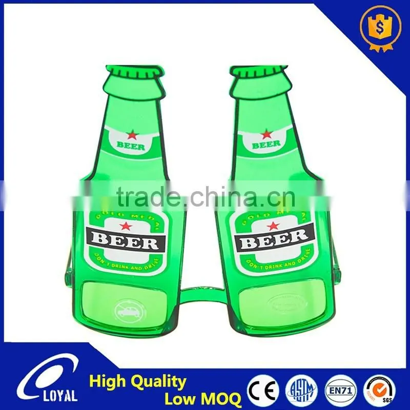 2016 Hot Sales Green Clover funny party glasses