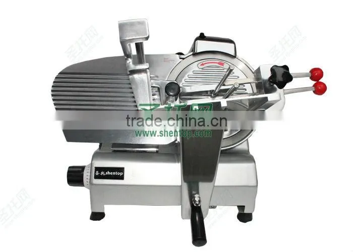 Shentop semi-auto slice machine 10 inch STBU003 meat slicing machine frozen meat slicer