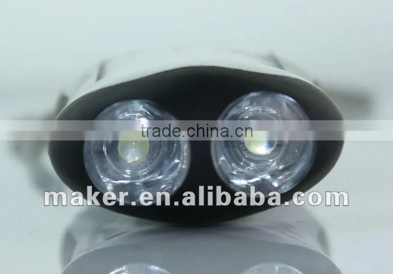 2 LED Solar Frog Shape Flashlight
