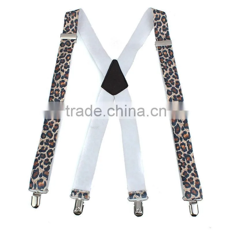 Casual Jeans designer belts western fashion elastic leather suspender for dress
