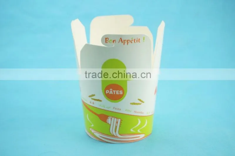 Custom Design Disposable Paper Packing Noodle Boxes