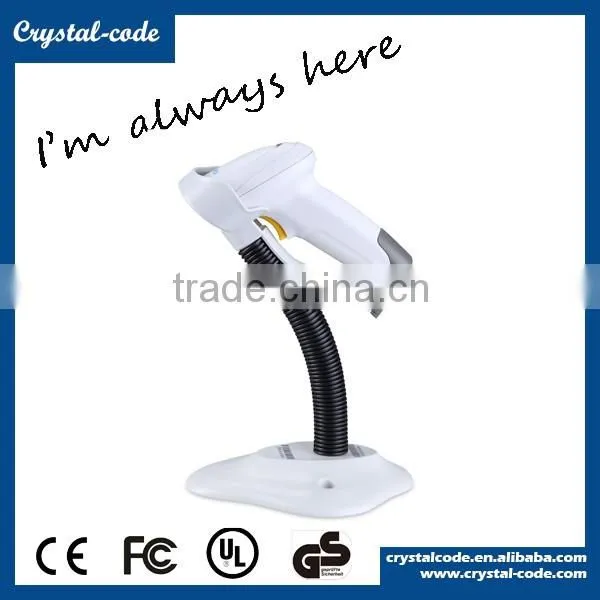 Black MD2000 handheld laser barcode scanner with printer wireless