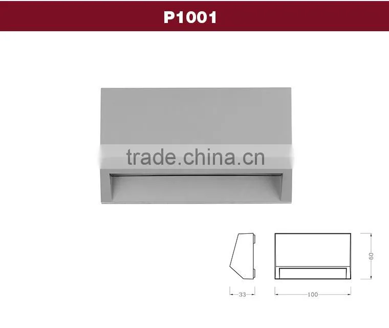 outdoor solor led decorative step wall light