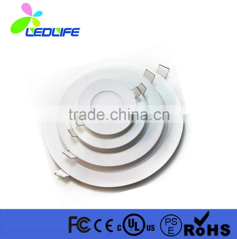 waterproof IP44 smd 2835 round led panel light 200mm 18w