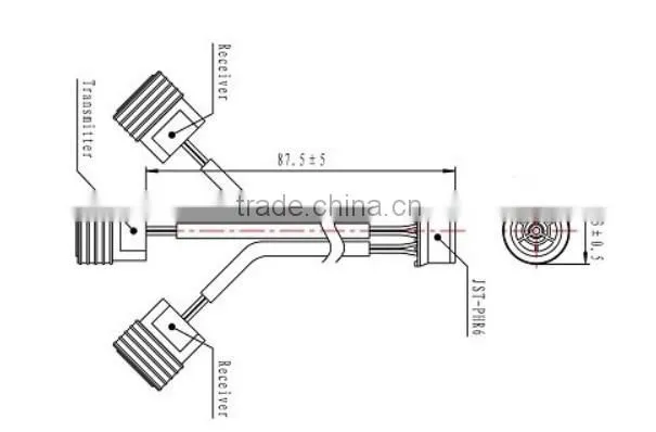FB3T(R)40100B01 High frequency cheap 13mm water proof Open-type ultrasonic sensor (FBELE)