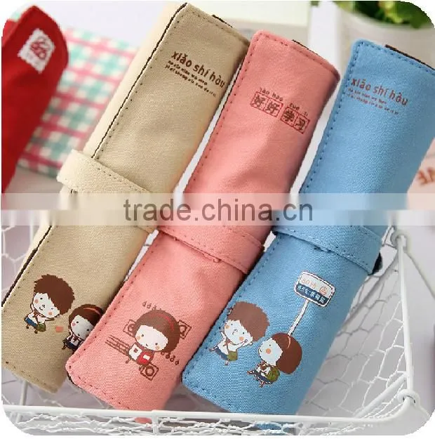 High School Canvas Pencil Case