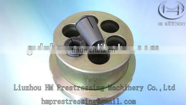 prestressed 6-hole epoxy steel strand galvanized anchorage