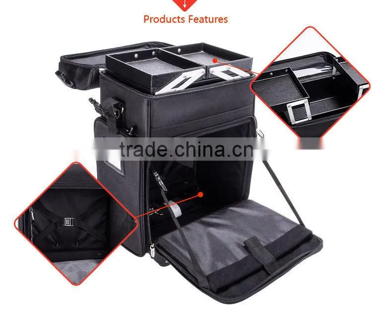 High Quality Wholesale Price Custom Made Pilot Girls Trolley Case With Trays