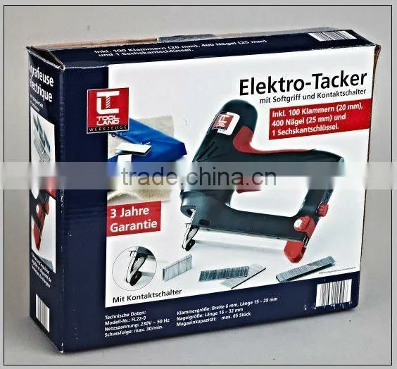CE/GS electric staple gun