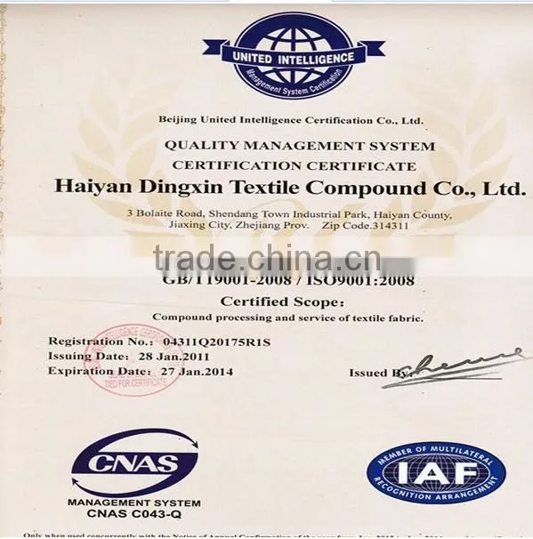 Leather bonded sponge for car seat