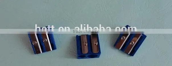 Custom Cheap Plastic Double Hole Pencil Sharpener