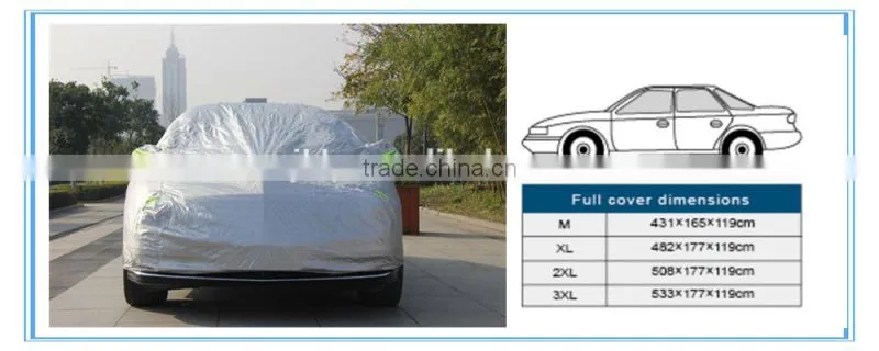 Auto accessories high quality polyester car cover in automatic car covers