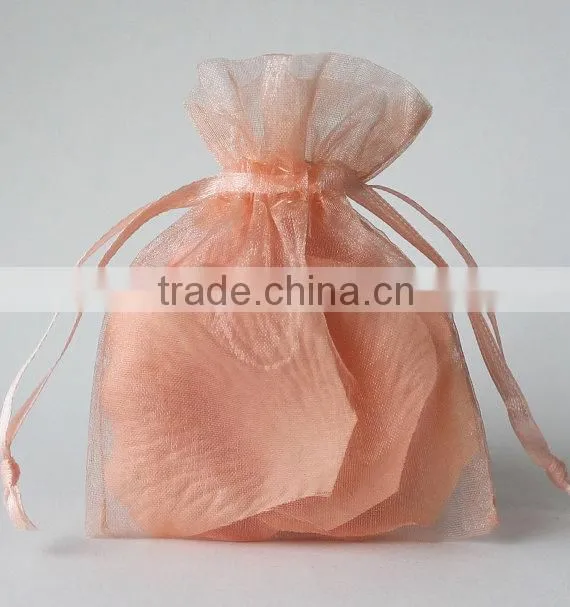 popular use for wedding congratulation orgnaza bag,wedding gift bag,small drawstring organza gift bags