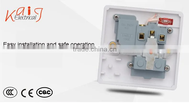 British 15amp switched socket 16a socket multifunction with led indicator
