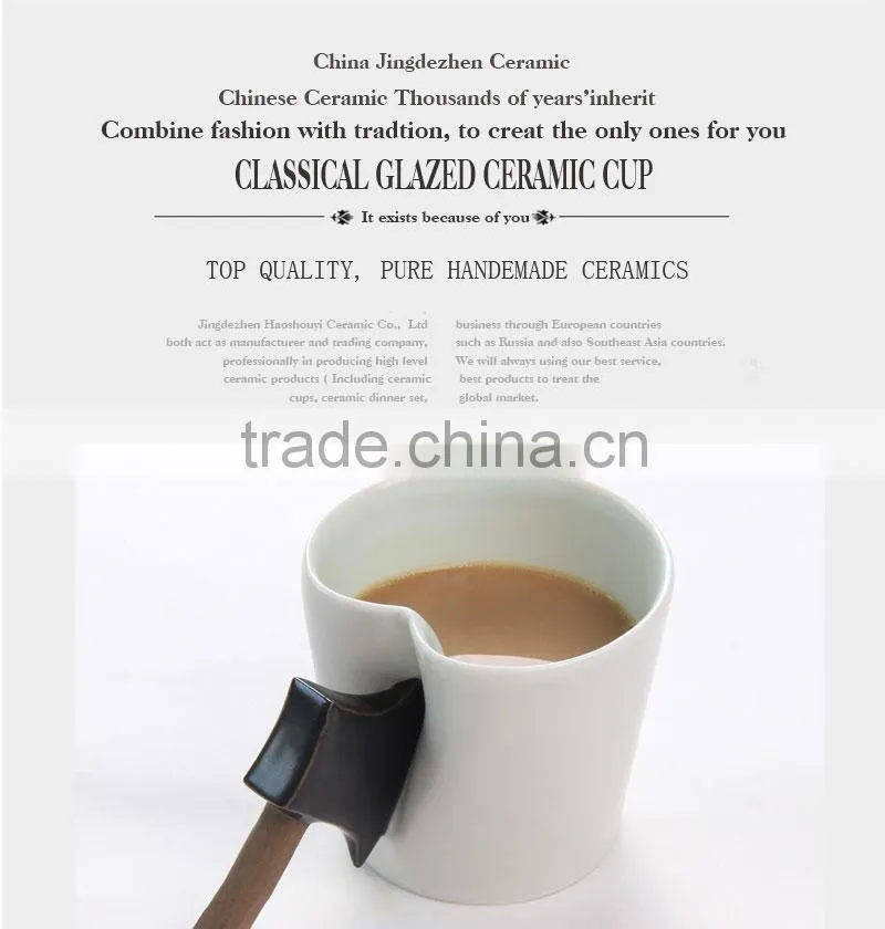 Promotional gift made in china ceramic coffee mug, porcelain mug, wholesale ceramic cup CC-C072