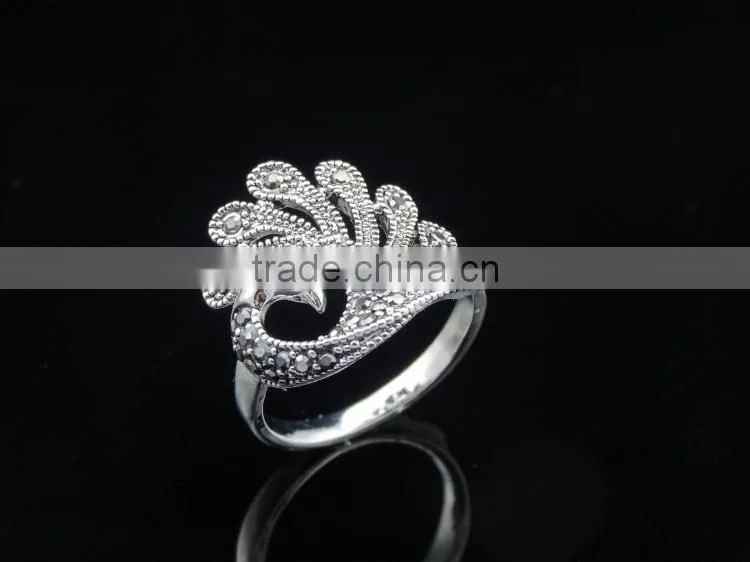 2015 Latest Design Women Enagement Crystal Diamond Ring for Sale
