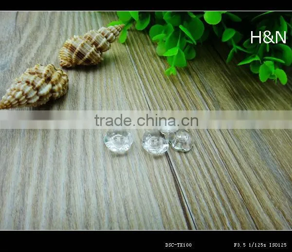 custom made fashion 2 holes acrylic rhinestone buttons manufacturer