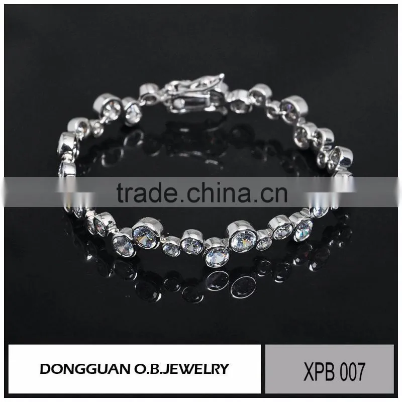 Fashion skull charm bracelet/Fashion adjustable pearl jewelry bracelet