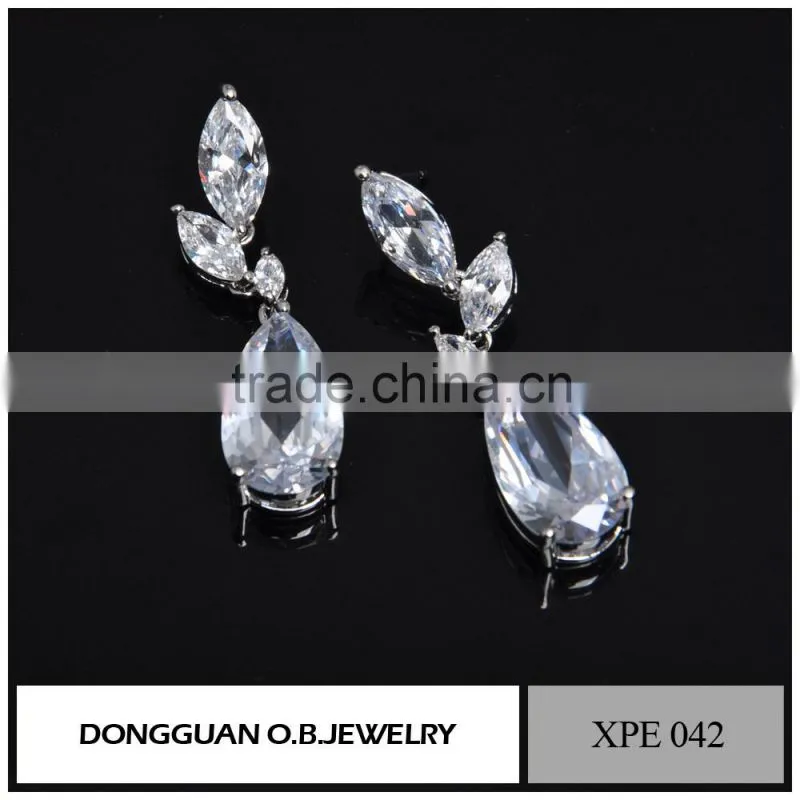 Fashion hanging cross earrings for men latest hanging earrings