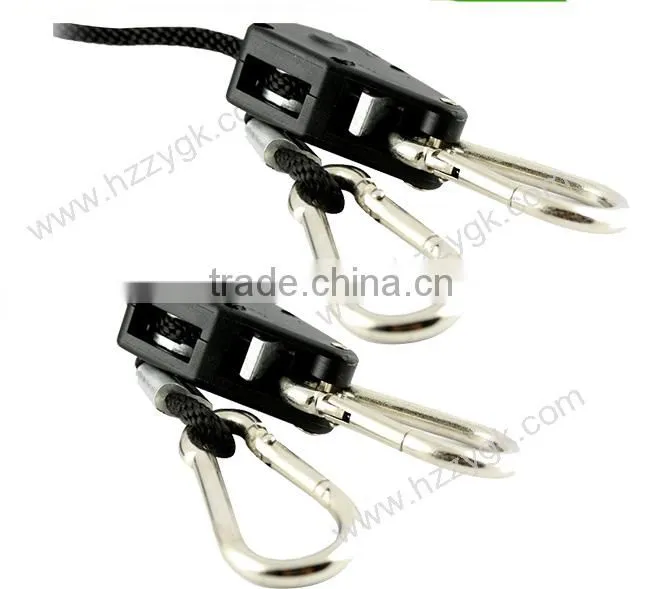 1/4" Rope Ratchet Tie Down / Trailer Belt Ratchet Tie Down / Quick Release Tie Down