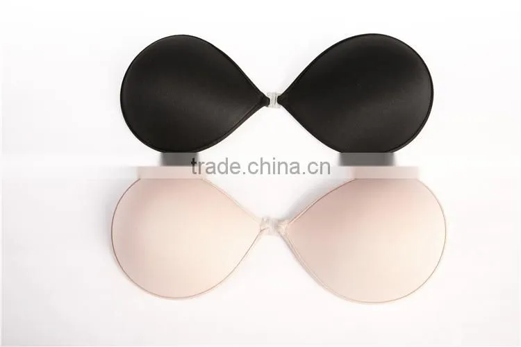 Hot sale breast enhancer push ups cloth silicone bra