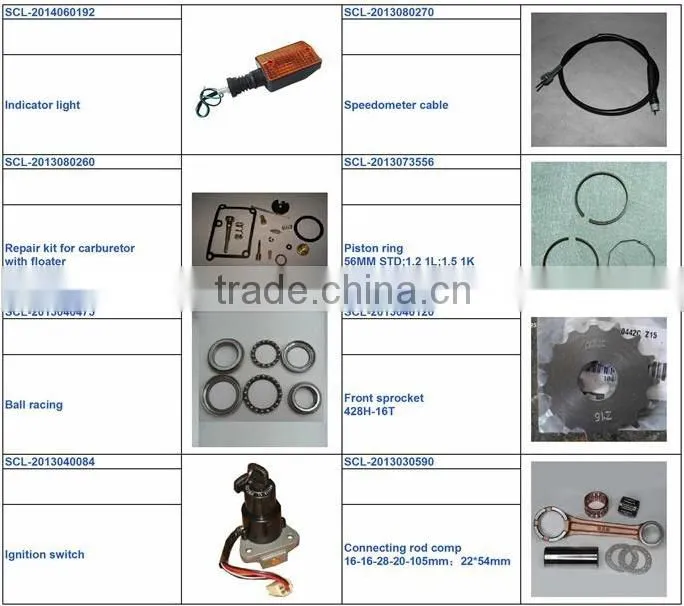 SCL-2012040013 motorcycle CDI for DT125 motorcycle parts