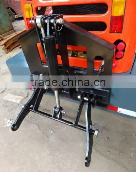 Telescopic forklift TL1500 diesel powered telescopic handler with hydraulic adjusting palletfork