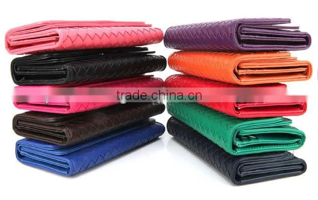 PU leather womens fashionable wallets