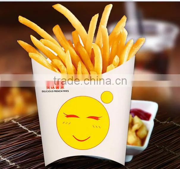 hot sell paper packaging box fried chips box and fried fish box