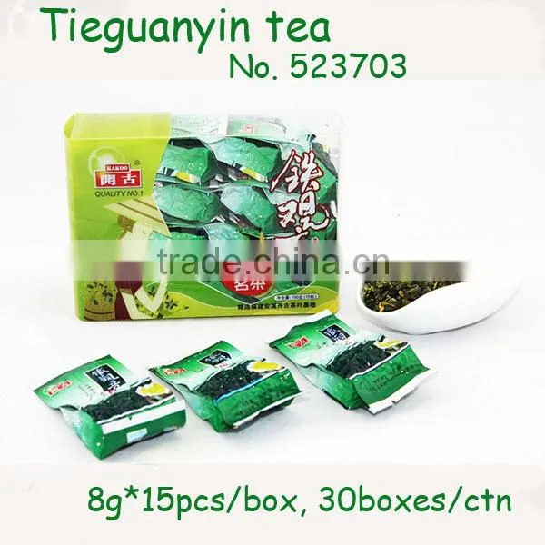 Chinese vacuum packed natural tieguanyin oolong tea